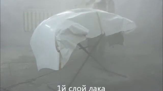 Краскопульт PIA -тест!Покраска бампера 3х слойка! смотреть онлайн