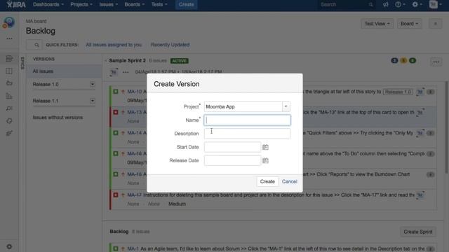 JIRA Tutorial #36 - How to add Issues to JIRA Release or Version смотреть онлайн