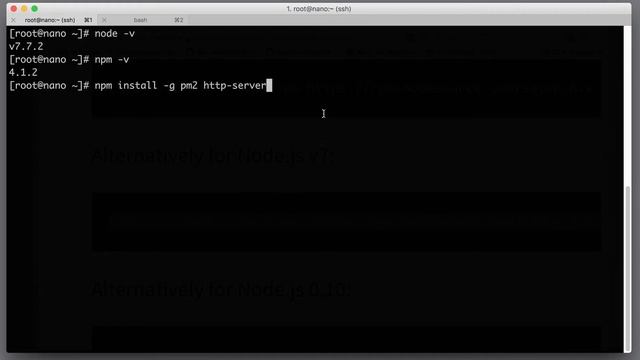 Installing Node.js, PM2 and Yarn on CentOS смотреть онлайн