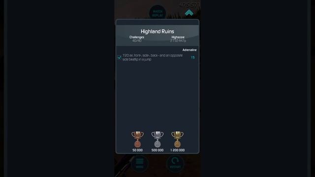 Touchgrind BMX 2 - Highland Ruins - 720air, front-, back, opposite side bikeflip (Android/iOS) смотреть онлайн