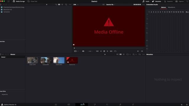 CLIPS WERE NOT YET FOUND FIX! - DAVINCI RESOLVE смотреть онлайн