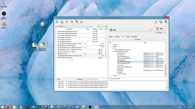 Installing CBBE + BodySlide + FNIS In Mod Organizer