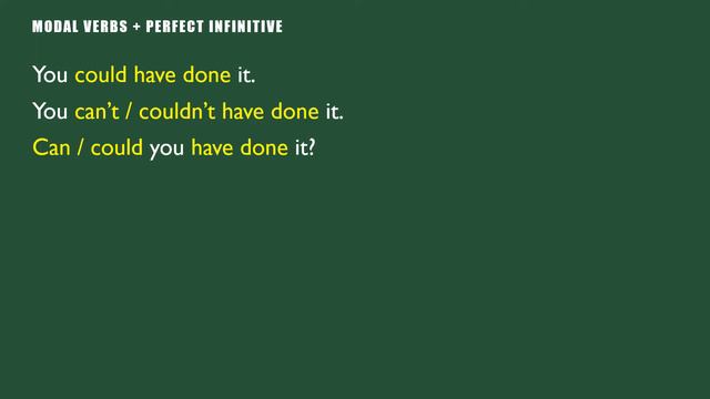 Lesson 33. Modal verbs + Perfect Infinitive смотреть онлайн