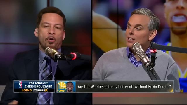 Colin Cowherd and Chris Broussard spar over Westbrook's MVP case | THE HERD смотреть онлайн