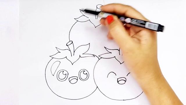 How to draw and paint Vegetables | Vegetable drawing, painting & colouring for kids Toddlers | смотреть онлайн
