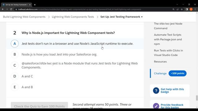 Salesforce Trailhead - Set Up Jest Testing Framework смотреть онлайн