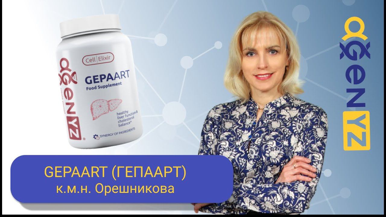 GEPAART (ГЕПААРТ) от AGenYZ  для печени и артерий. Светлана Орешникова.