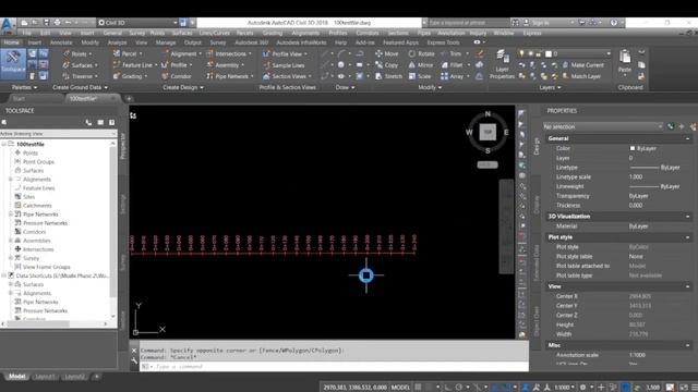 Creating an L section from field book entries using AutoCAD civil 3D software смотреть онлайн