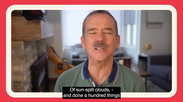 Chris Hadfield reads 'High Flight' by John Gillespie Magee Jr. смотреть онлайн