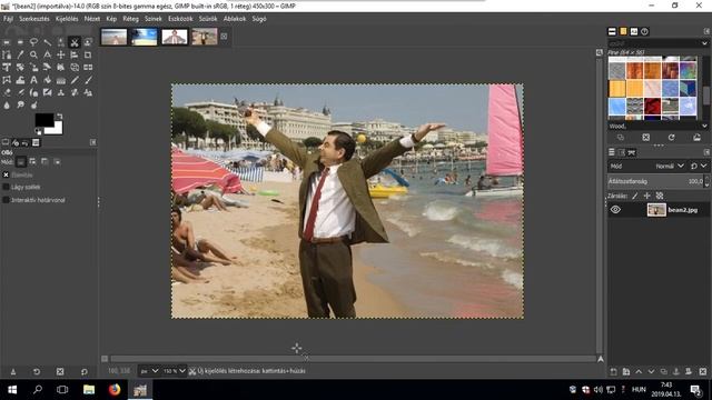 Gimp - Képrészlet Kivágása