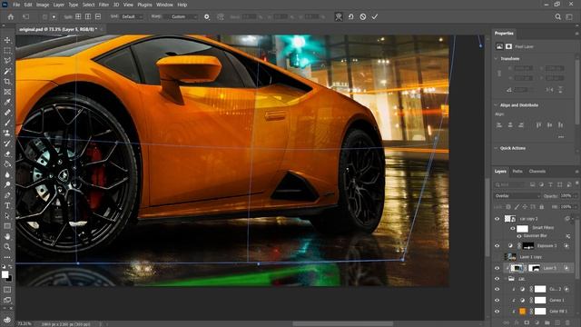 How to Edit Cars in Photoshop + PSD and Stock Images | Speed Art Tutorial смотреть онлайн