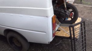 Трап складной для  мотоцикла своими руками. Мотоевакуатор