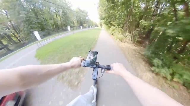 Ninebot MAX. Как он катит. Прогулка 15 км в выходной день.