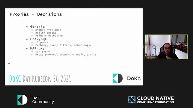 Percona XtraDB Cluster Operator architecture decisions - DoKC Day // Sergey Pronin смотреть онлайн