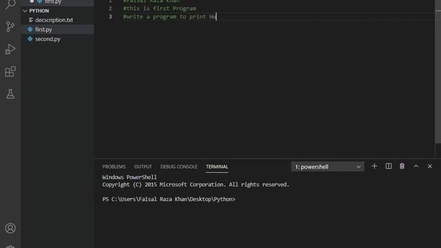 Write a Python Program to print Hello World!.#python #pythonprogram #helloworld #cpmcdplatform смотреть онлайн