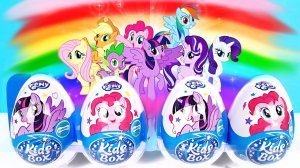 MY LITTLE PONY KIDS BOX! Сюрпризы, ИГРУШКИ, мультик, новая серия ПОНИ Kinder Surprise eggs unboxing