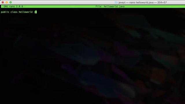 How to Write, Compile & Run Java program in Mac terminal смотреть онлайн