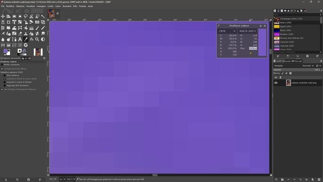 GIMP - Lezione 13 - Colori RGB E CMYK, Tavolozze, Gestione, Modifica, Alterazione, Correzione Color