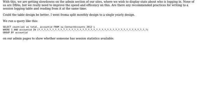 Databases: MySQL session logging tables смотреть онлайн