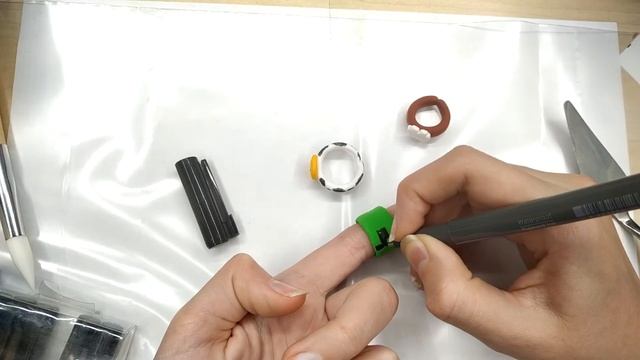Леплю колечки из воздушного пластилина. How I sculpt rings from air plasticine. part#2 смотреть онлайн