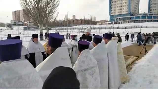 Чин Великого освящения вод реки Волги. Митрополит Феодор. 2021. Прямая трансляция. смотреть онлайн