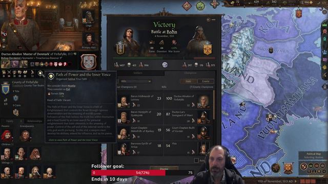 Crusader Kings 3 - CK3: Vampires - Prince of Darkness Mod! Lets Play 2.1 смотреть онлайн