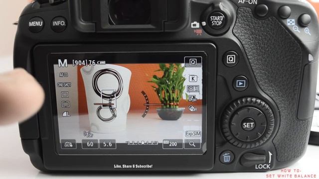 Canon 80D How to adjust white balance in ANY DSLR ? смотреть онлайн
