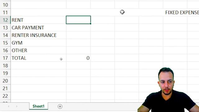 How to Make a Monthly Budget Excel Spreadsheet | Cashflow, Income, Fixed and Variable Expenses смотреть онлайн