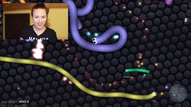 Slither Io   Я ЖИРНЫЙ СЛИЗНЯК   STREAM   Let's Play   ElliDi
