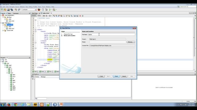 Ch 2 - Send data from HTML form to PHP file (GET) смотреть онлайн