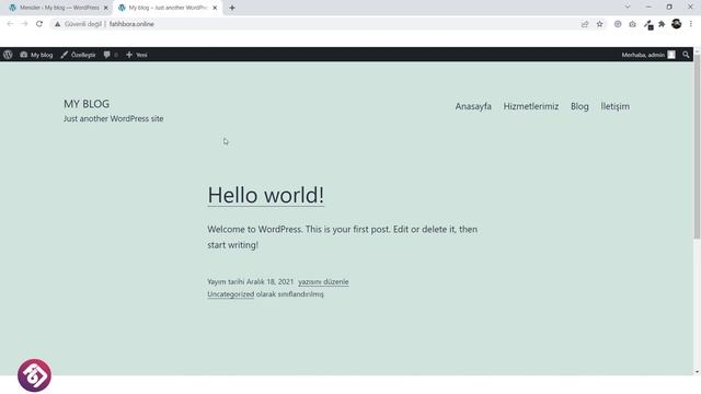 Wordpress Menu Yapımı смотреть онлайн