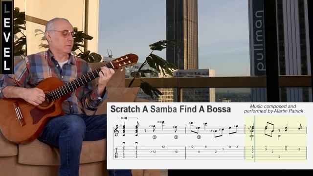 "Scratch A Samba Find A Bossa". Acoustic guitar tab. Classical guitar. Latin Guitar. Bossa Nova. смотреть онлайн