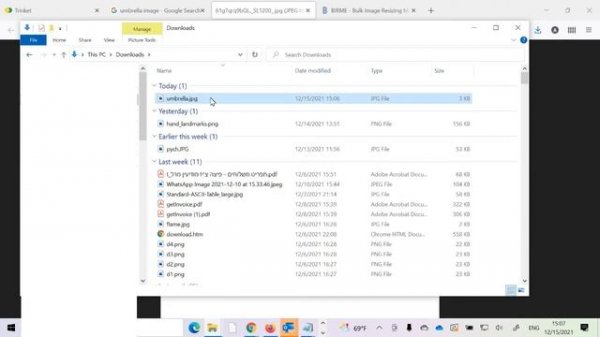 Using Images in Python Trinkets