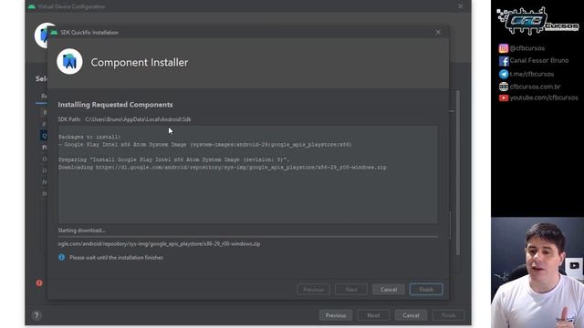 Instalação e Configuração do Android Studio [Curso de Android Studio] - Aula 01 смотреть онлайн