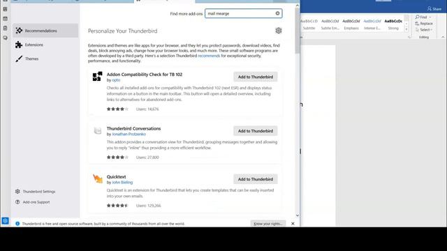 Mail Merge in Thunderbird ! Thunderbird में मेल मर्ज के साथ जीमेल खाते में 50 मेल भेजें смотреть онлайн