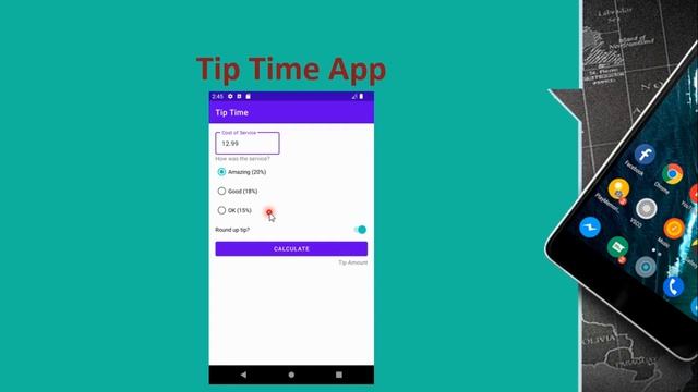 Introduction to Tip Time App (Kotlin) смотреть онлайн
