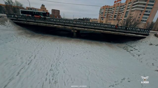Кокшетау зима. Полёт на гоночном FPV дроне. Смотреть в 4К разрешении!!! смотреть онлайн