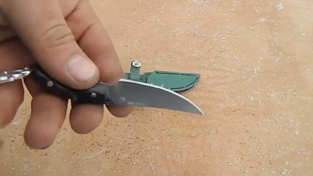 Нож брелок из литого булата смотреть онлайн