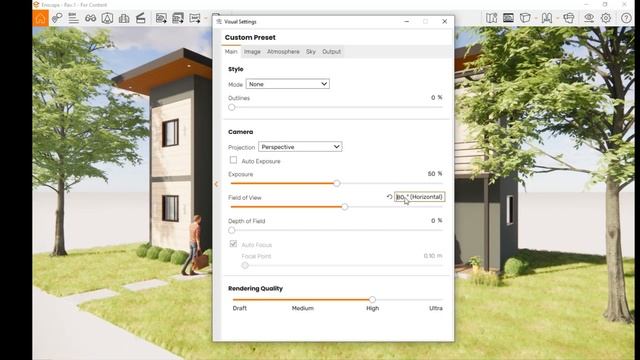 How to Change Field of View in Enscape смотреть онлайн