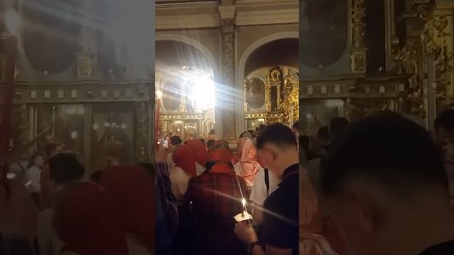 Пасхальная Заутреня 28.04.2019, Москва смотреть онлайн