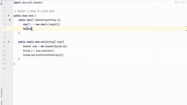 TO CHAR ARRAY METHOD IN STRING | JAVA PROGRAMMING | NO SOUND | COPY CODE смотреть онлайн