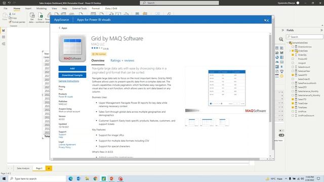 How to achieve pagination in Power BI Table visual смотреть онлайн