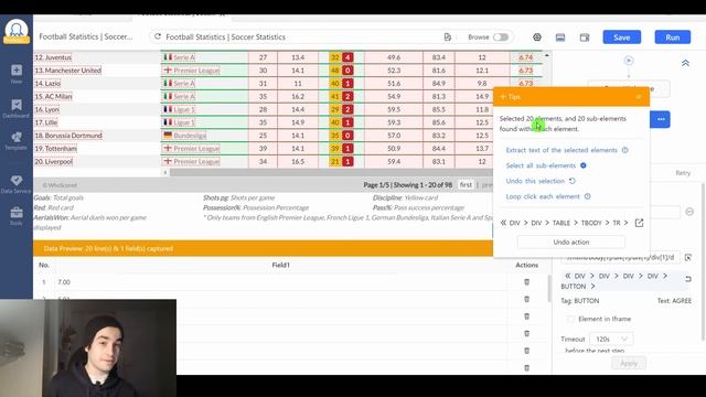 Scrape Footbal Data (from WhoScored) смотреть онлайн