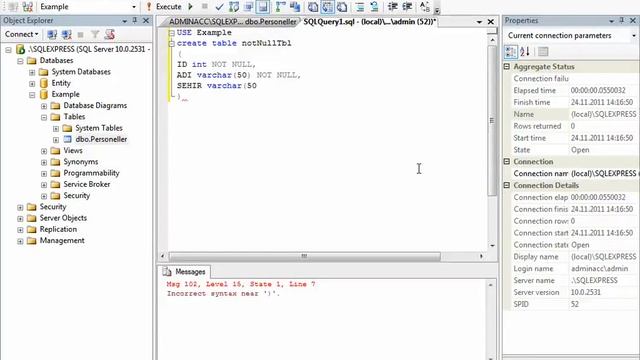 T-SQL VE SQL SERVER 2012 NOT NULL смотреть онлайн