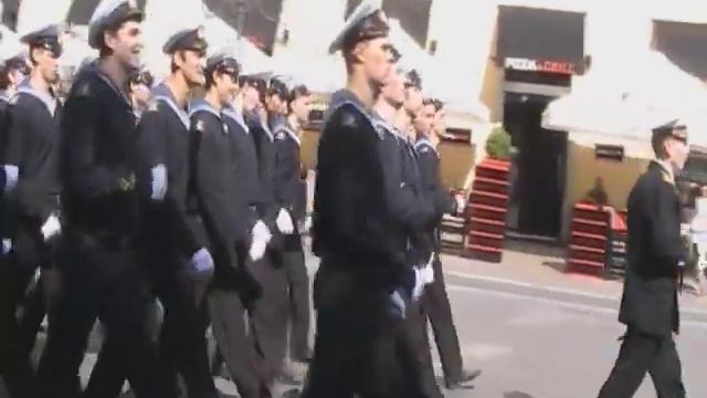 Парад моряков на День Победы в Одессе смотреть онлайн