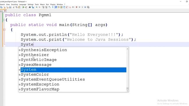 CORE JAVA DAY - 4 | Differences between println() & print() | LEARN WITH ME || GAIN WITH ME смотреть онлайн