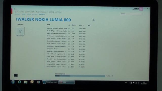 30 Синхронизация музыки с ПК на Windows Phone 7.5 смотреть онлайн