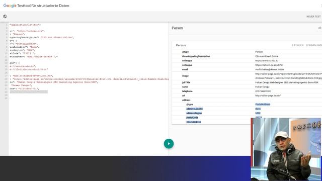 So funktionieren JSON LD strukturierte Person Daten | Suche | Google смотреть онлайн