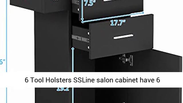 SSLine Locking Beauty Salon Storage Hair Stylist Equipment Salon Cabinet Trolley Stations Beauty Sp смотреть онлайн
