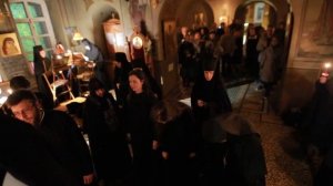 Постриг монахини Рафаилы и инокинь Филофеи и Макрины.